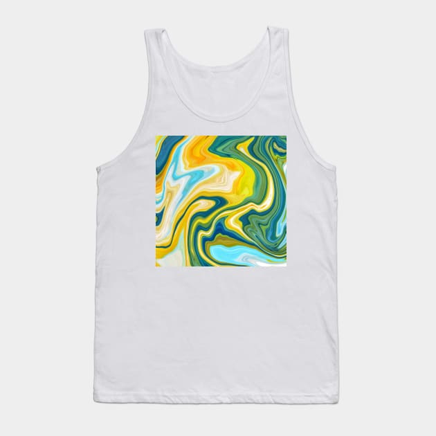 Abstract liquid marble design Tank Top by TheSkullArmy